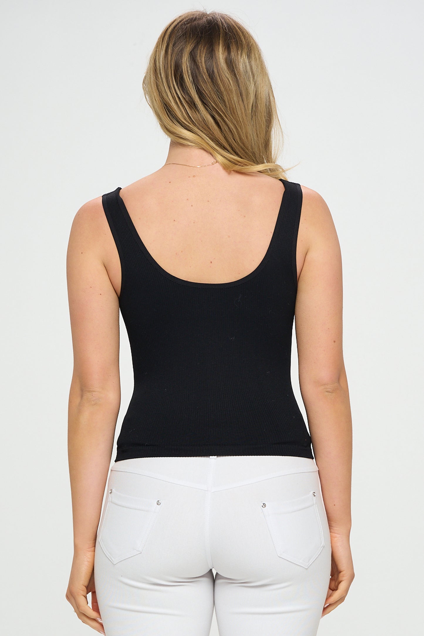 Women's Reversible Ribbed Seamless Tank