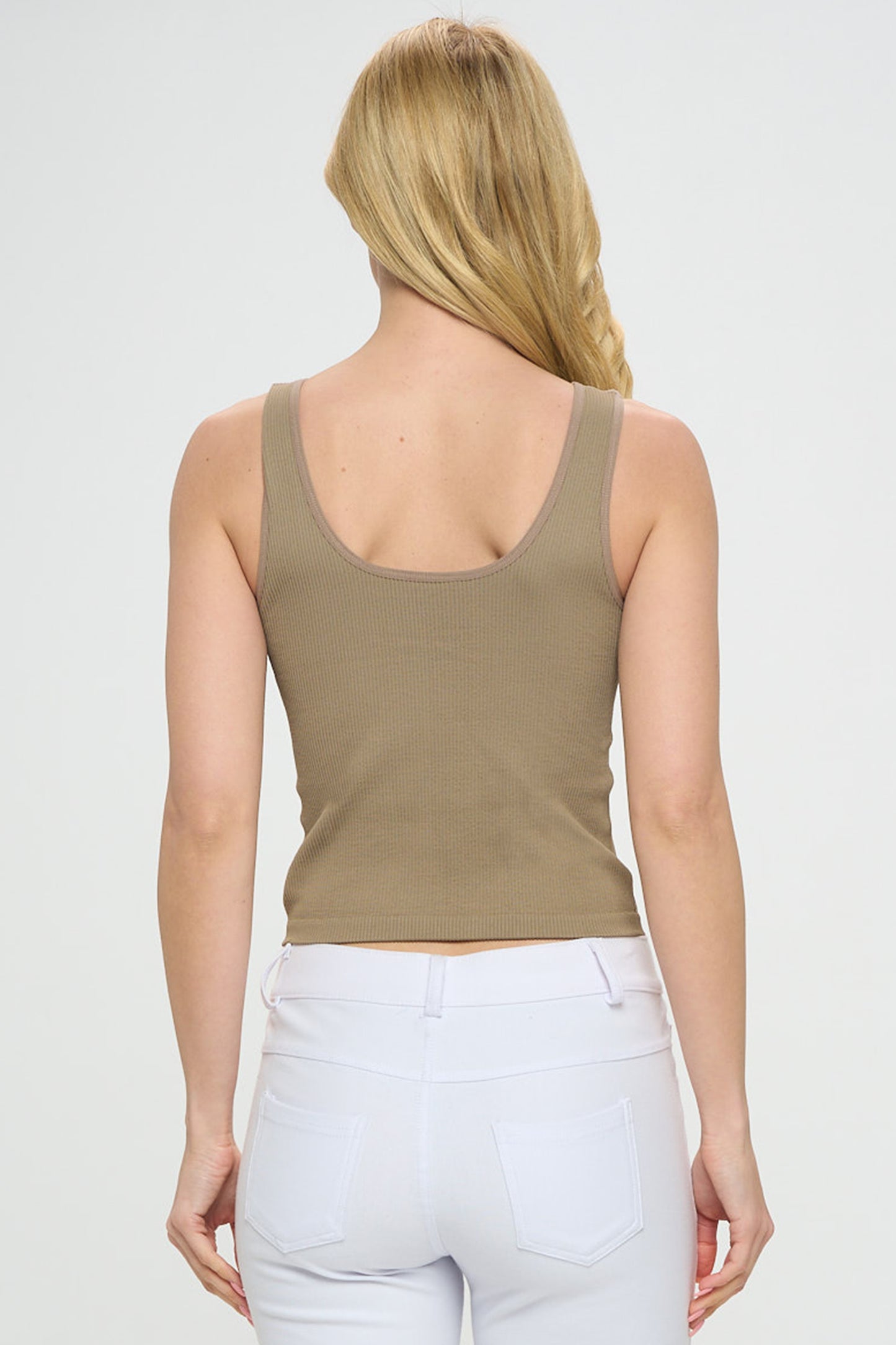 Women's Reversible Ribbed Seamless Tank