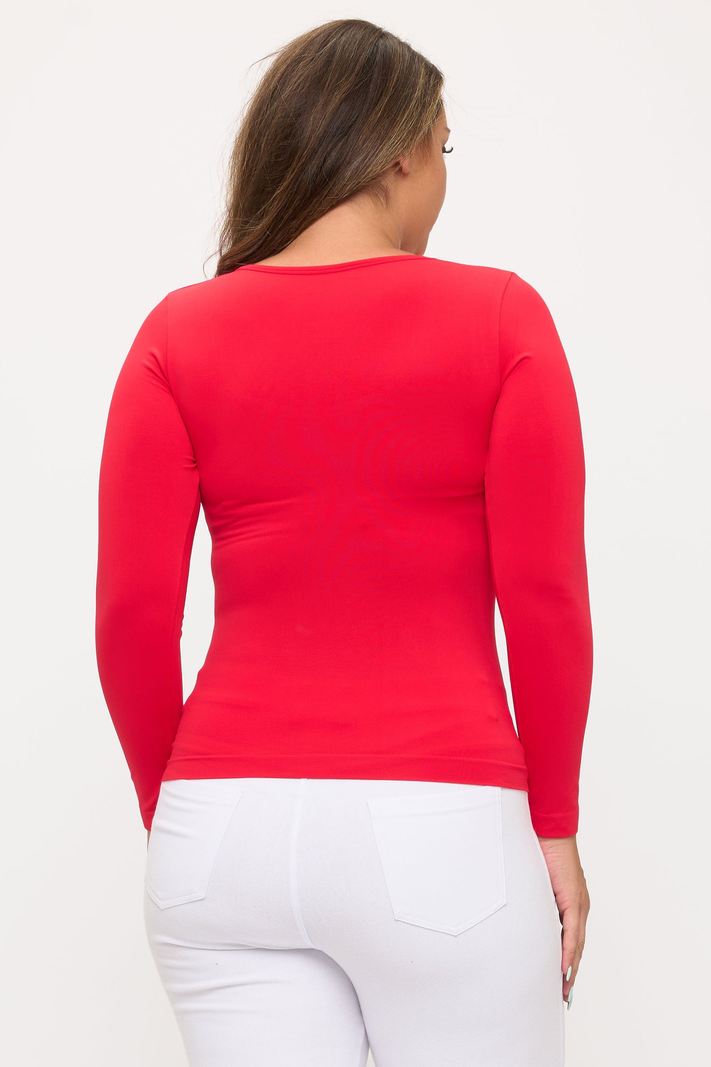 Women’s Sculpted Chic Seamless Long Sleeve Top