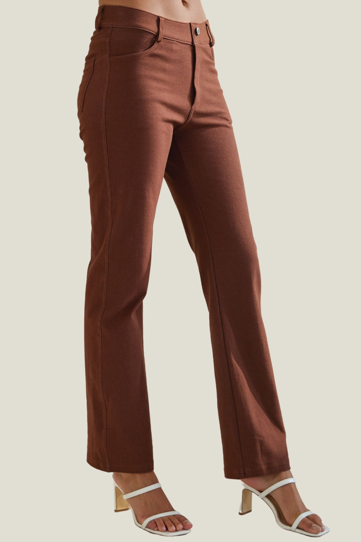 Women's Classic Solid Straight Leg Jeggings - Yelete