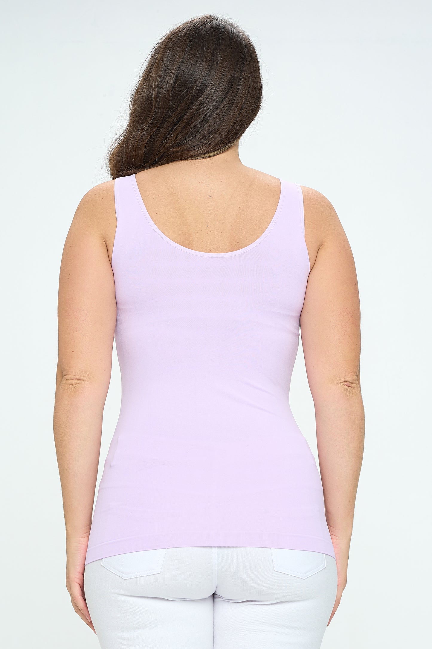 Women's V or U Neckline Reversible Seamless Tank